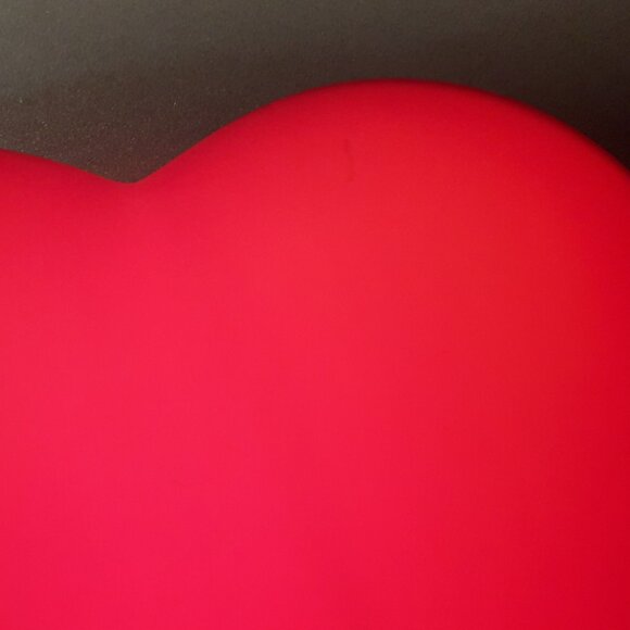 Rare Vintage IKEA Red Heart Wall Lamp Glass Metal Romance 90s Discontinued Light - Picture 6 of 10